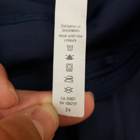 Lululemon Speed Up Leggings Womens Size 4 Tight Navy Blue Running Yoga LW5CANS - Picture 5 of 11